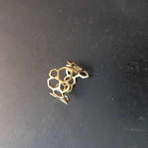 Openwork Honeycomb Cast Bronze Women'